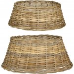 Mica Decorations Koš pod vánoční stromeček, šedá, pr. 50 x 20 cm – Hledejceny.cz