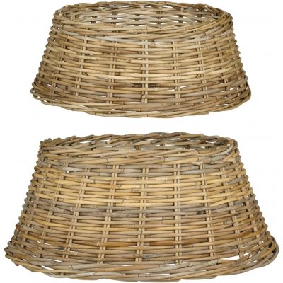 Mica Decorations Koš pod vánoční stromeček, šedá, pr. 50 x 20 cm – Hledejceny.cz