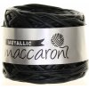 Šňůra a provázek Maccaroni Metallic černá 03