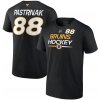 Pánské Tričko Fanatics tričko David Pastrňák #88 Boston Bruins Authentic Pro Prime Name & Number