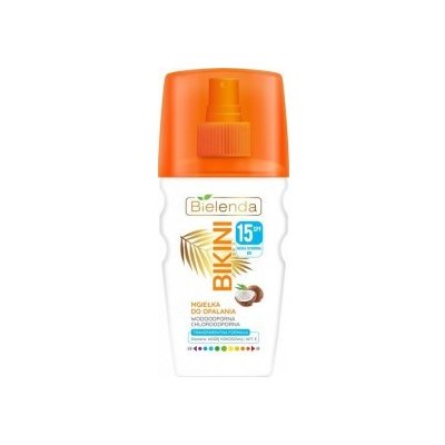 Bielenda Bikini Tanning Mist SPF15 kokosový spray na tělo a vlasy 150 ml – Zboží Mobilmania