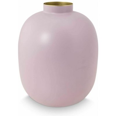 Pip Studio velká kovová váza 32cm, lila matná – Hledejceny.cz