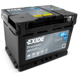 Exide Premium 12V 61Ah 600A EA612