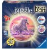 3D puzzle Ravensburger 3D puzzleball svítící Kůň na pláži 72 ks