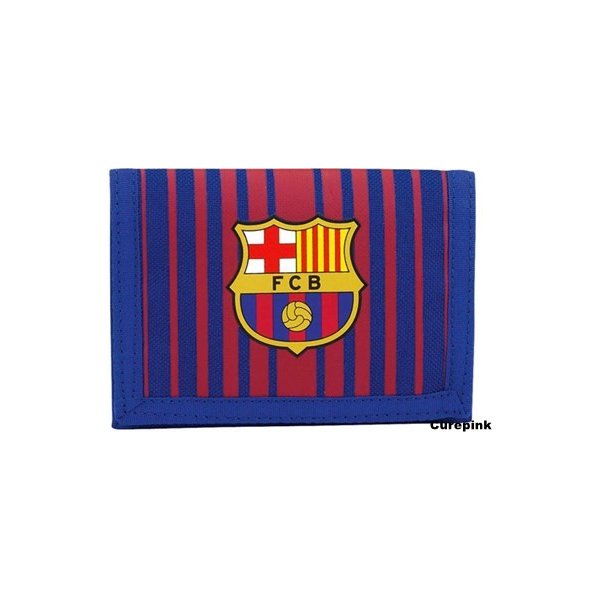 Peněženka CurePink peněženka rozkládací FC Barcelona: Pruhy znak modrá 333676