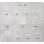 AppleMix Matrice (šablony pro BGA spoje) chipsetu pro Apple iPhone 5C – HobbyKompas.cz