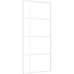 zahrada-XL Posuvné dveře ESG sklo a hliník 90 x 205 cm bílé – Hledejceny.cz