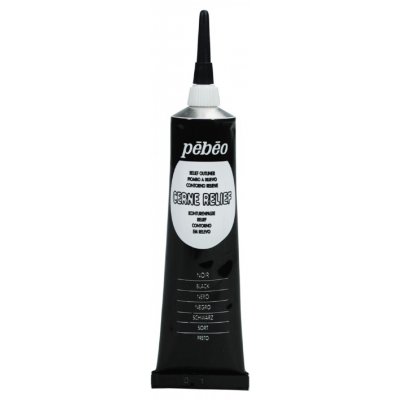 Pébéo Kontura na sklo Vitrail 37 ml Black – Zboží Dáma
