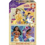 Educa Dřevěné Disney Princess 2 x 25 dílků – Hledejceny.cz