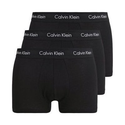 Calvin Klein boxerky 3 v balení Low rise Black