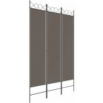 vidaXL Paraván skládací 120 × 200 cm textil antracitový 3dílný 350148 – Zboží Dáma