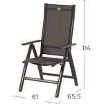 Hartman Xander & Troy – kulatý stůl 120 cm + 4 polohovací křesla Xerix – Hledejceny.cz