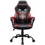 SUBSONIC Iron Maiden Junior Gaming Seat černo-červená SA5573-IM1 – Zboží Mobilmania