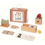 eliNeli Sada montessori hraček pro miminka 7 až 12 měsíců edukativní box – Sleviste.cz