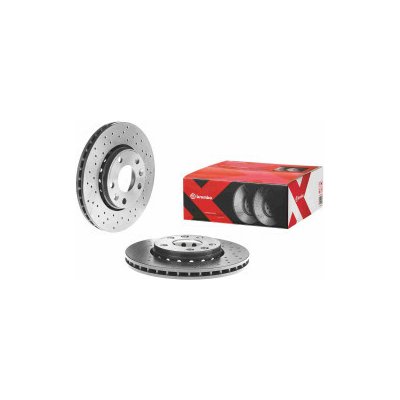 BREMBO Brzdové kotouče XTRA vrtané 09.A727.1X | Zboží Auto