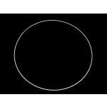 Kovový kruh na lapač snů 60 cm Bílá – Zboží Mobilmania