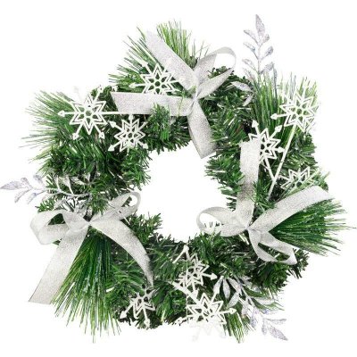 MagicHome Vianoce, prírodný, s mašľami, 35 cm – Zbozi.Blesk.cz