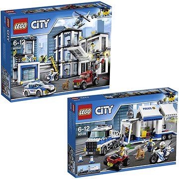 LEGO® set City 60141 Policejní stanice + City 60139 Mobilní velitelské  centrum od 3 358 Kč - Heureka.cz
