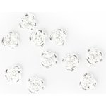 X Nails 3D kovová kytička na nehty SILVER ROSE – Hledejceny.cz