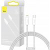 usb kabel Baseus CALD000002 Dynamic USB-C / Lightning PD 20W, 1m, bílý