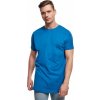Pánské Tričko Urban Classics Prodloužené bavlněné triko s ohrnutými rukávy sporty blue