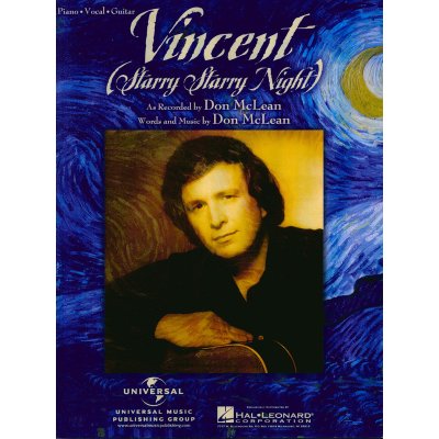 Don McLean Vincent Starry Starry Night noty na klavír, zpěv akordy – Hledejceny.cz