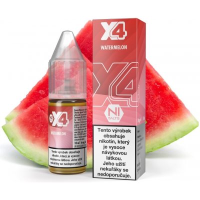 X4 Bar Juice Watermelon 10 ml 10 mg – Zboží Mobilmania