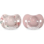 Suavinex dudlík SX Pro fyziologický Walk 2 ks růžová – Zboží Mobilmania