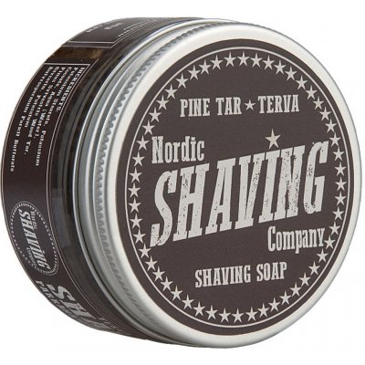 Nordic Shaving Company Terva mýdlo na holení 80 g