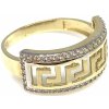 Prsteny Diante Zlatý prsten s bílým kamenem 59626972