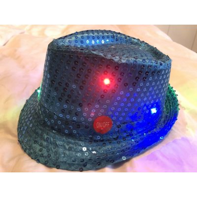 SAWAN Svíticí Klobouk čepice s LED světlem na Modrá