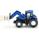 Siku Blister traktor New Holland s paletovými vidlemi a paletou – Zbozi.Blesk.cz