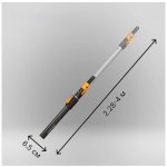 FISKARS 136032/1000665 QuikFit Graphite teleskopická násada 230-400 cm – Zboží Dáma