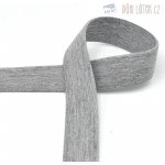 Pruženka světle šedý melír, šíře 25 mm – Sleviste.cz
