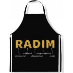 IMPAR Zástěra Mužská jména Gold Radim – Hledejceny.cz