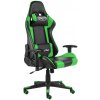 Herní křeslo VidaXL Otočná herní židle zelená PVC