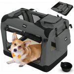 Leopet Přepravní box pro psy M 60 x 42 x 42 cm – Zboží Mobilmania
