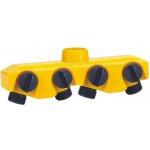 DAYE PROFI Garden Profi rozdělovač zahradních hadic čtyřcestný 4 x 3/4" – Sleviste.cz