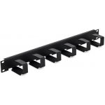 Vyvazovací panel Triton RAB-VP-X23-A1 Vyvazovací panel, 19", 1U, 6x vyvazovací háček 70x27mm, černý RAB-VP-X23-A1 – Hledejceny.cz