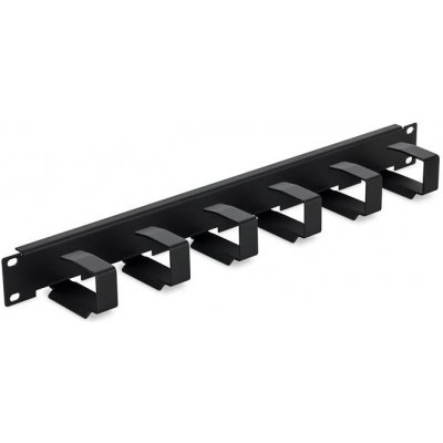 Vyvazovací panel Triton RAB-VP-X23-A1 Vyvazovací panel, 19", 1U, 6x vyvazovací háček 70x27mm, černý RAB-VP-X23-A1 – Hledejceny.cz