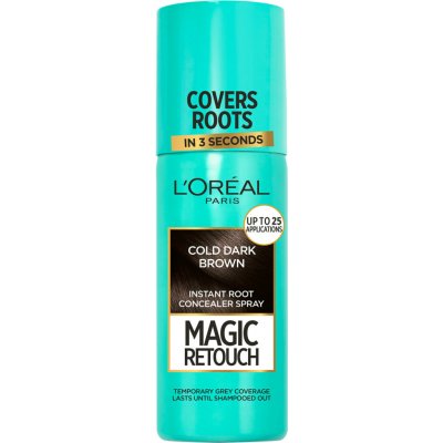 L'Oréal Magic Retouch Instant Root Concealer Spray 09 Dark Brown 75 ml – Hledejceny.cz