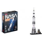 CUBICFUN 3D puzzle NASA: Raketa Apollo Saturn 136 ks – Zboží Dáma