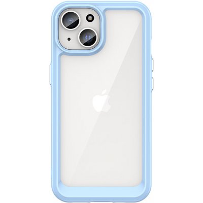 Pouzdro Outer Space case / Apple iPhone 15 Plus clear / modré – Zboží Mobilmania