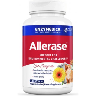 Allerase 60 kapslí Enzymedica – Hledejceny.cz