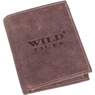 Wild Pánská kožená peněženka Tiger AM 28 037 malá tmavě hnědá – Zbozi.Blesk.cz