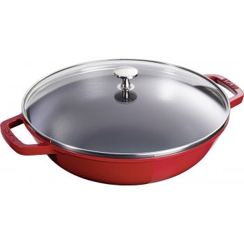 Staub Wok se skleněnou poklicí 30cm od 3 949 Kč - Heureka.cz