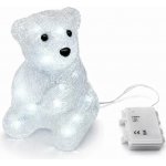 DecoLED Sedící LED medvěd na baterie 16 diod – Hledejceny.cz