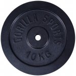 Gorilla Sports litina 10 kg 285 mm – Hledejceny.cz