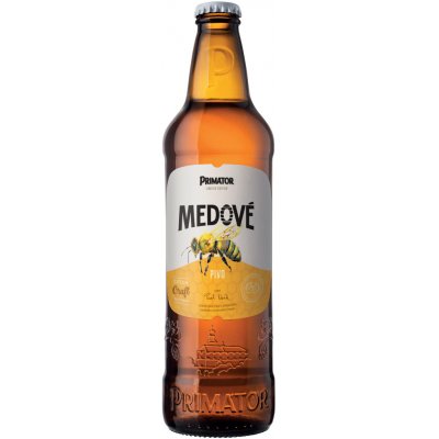 Primátor Medové světlé nefiltrované 0,5 l (sklo) – Sleviste.cz
