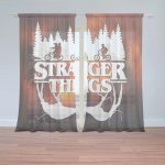 Záclony Stranger Things Glow: 2 ks - 150x250 cm - Sablio – Hledejceny.cz
